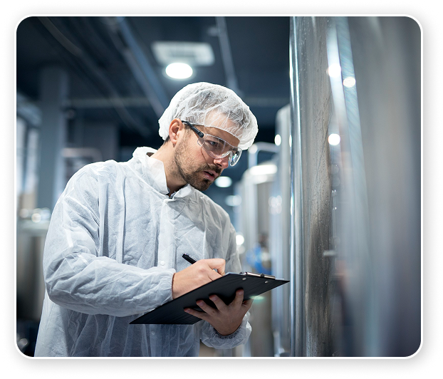 Validation Engineer checking temperature mapping equipment