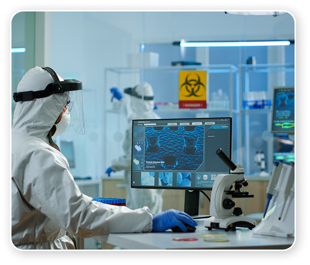 Validation Engineer checking temperature mapping equipment